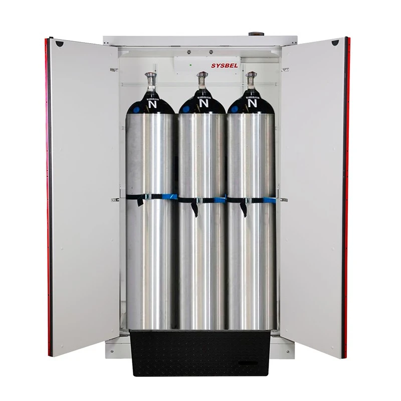 Sysbel 30-Minute Red Three-Cylinder EN 14470-2 Fire Resistant Gas Cylinder Cabinets best